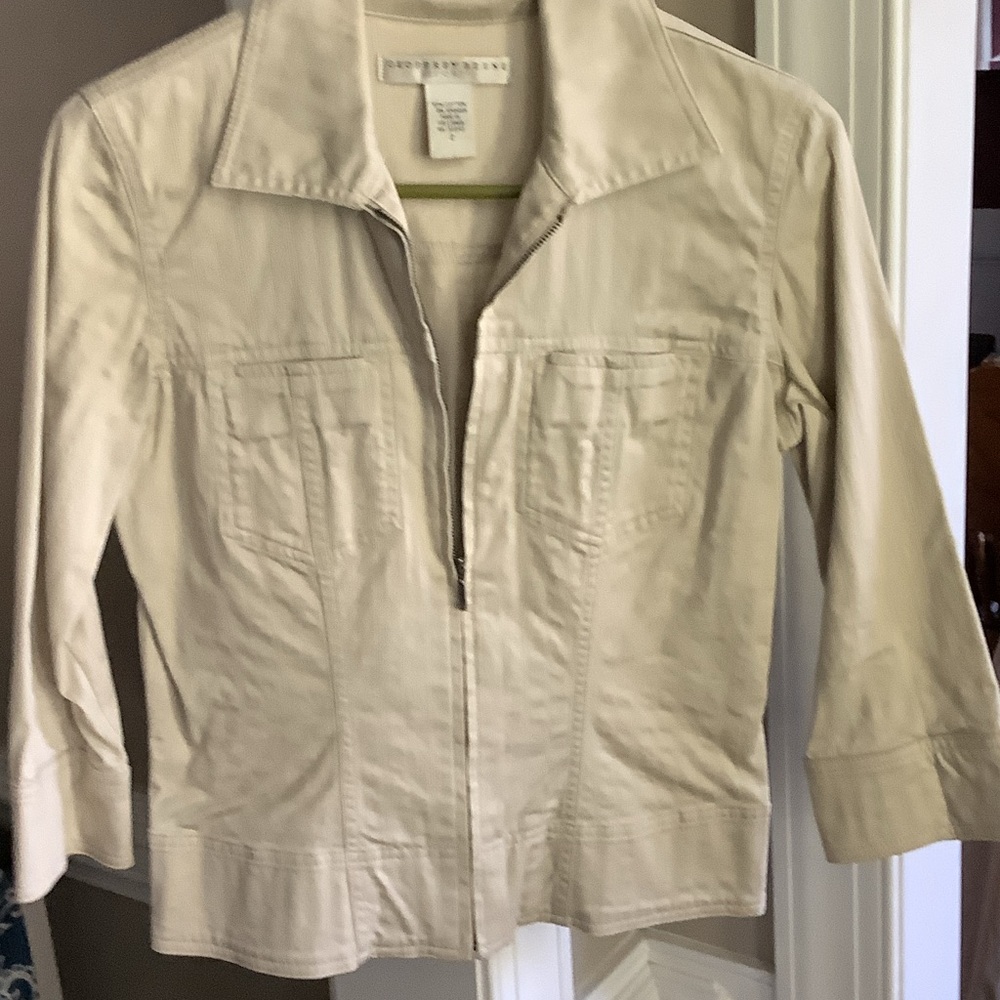 Geoffrey Beene Women's Light Tan‎ Utility Jacket